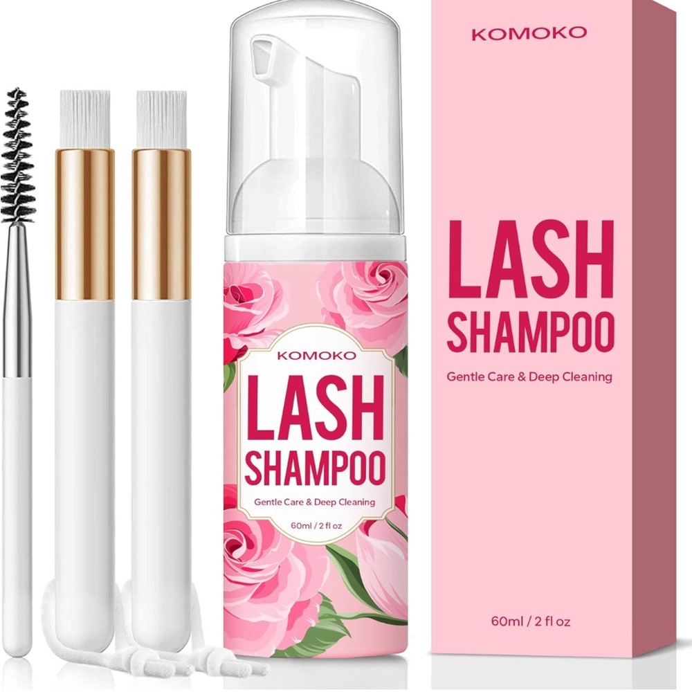 Lash Shampoo for Lash Extensions, 60ml/2 fl.oz+Brushes